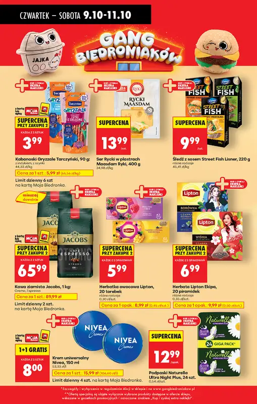 Biedronka - gazetka promocyjna Od czwartku od czwartku 09.10 do środy 15.10 - strona 56