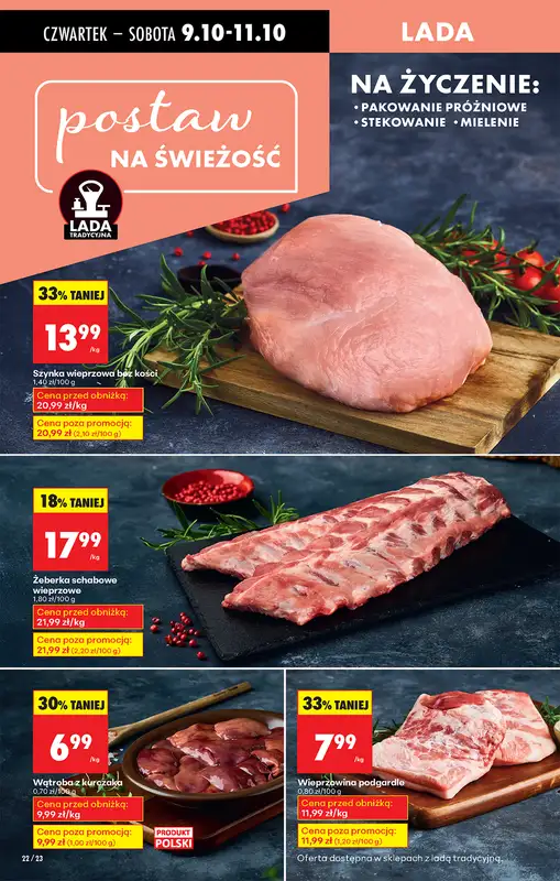 Biedronka - gazetka promocyjna Od czwartku, Z ladą tradycyjną od czwartku 09.10 do środy 15.10 - strona 28