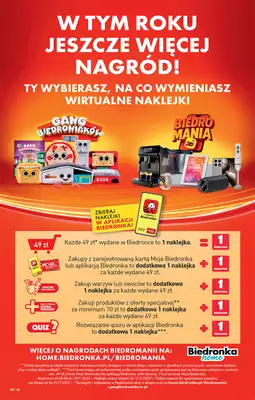 Biedronka - gazetka promocyjna Od czwartku, Z ladą tradycyjną od czwartku 09.10 do środy 15.10 - strona 52