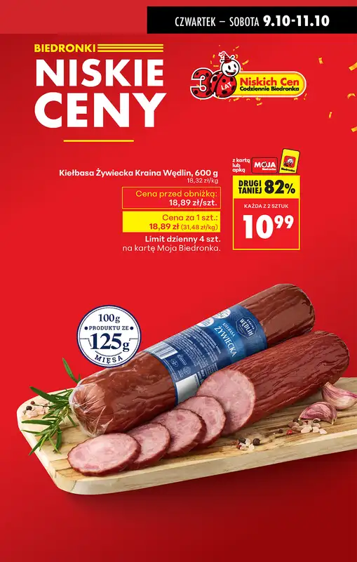 Biedronka - gazetka promocyjna Od czwartku, Z ladą tradycyjną od czwartku 09.10 do środy 15.10 - strona 13