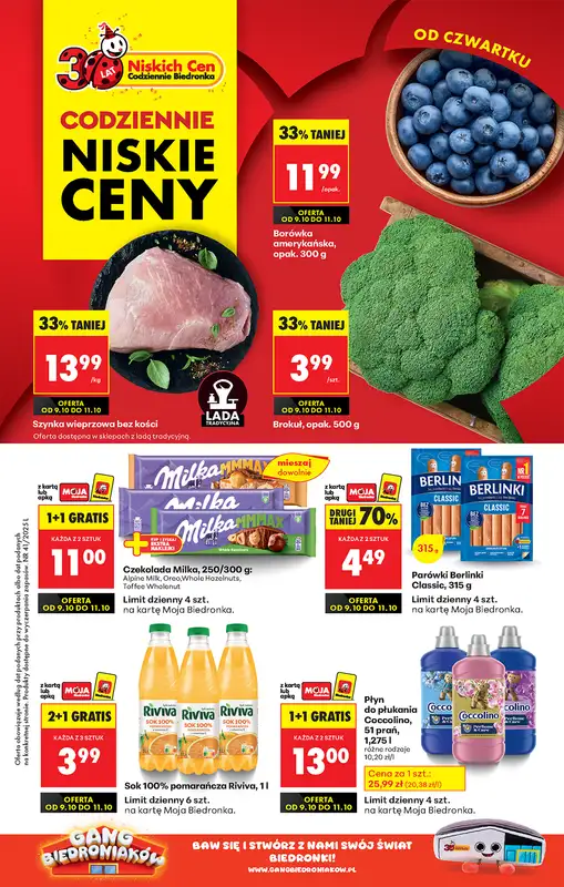 Biedronka - gazetka promocyjna Od czwartku, Z ladą tradycyjną od czwartku 09.10 do środy 15.10