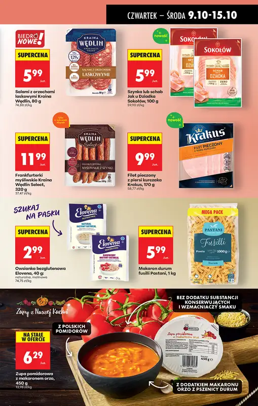 Biedronka - gazetka promocyjna Od czwartku, Z ladą tradycyjną od czwartku 09.10 do środy 15.10 - strona 47