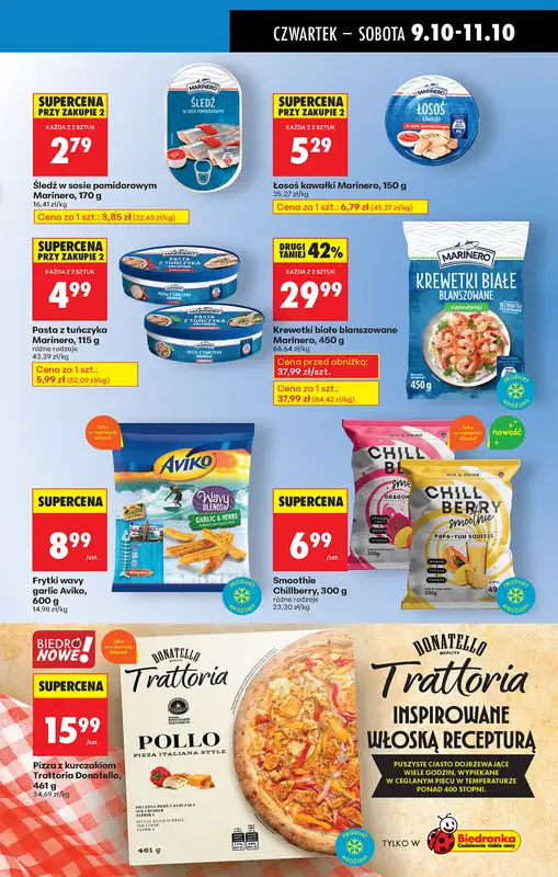 Biedronka - gazetka promocyjna Od czwartku, Z ladą tradycyjną od czwartku 09.10 do środy 15.10 - strona 45