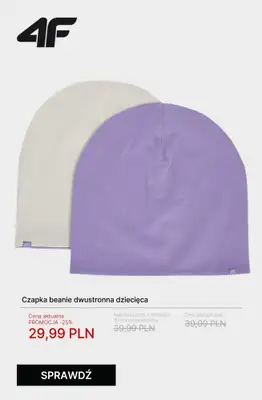 4F - gazetka promocyjna Wyprzedaż: kolekcja dziecięca do 100 zł! od piątku 10.10  - strona 6 4F - gazetka promocyjna Wyprzedaż: kolekcja dziecięca do 100 zł! od piątku 10.10  - strona 6