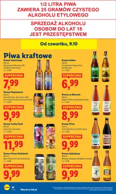 Lidl - gazetka promocyjna Oferta od czwartku od czwartku 09.10 do soboty 11.10 - strona 50 Lidl - gazetka promocyjna Oferta od czwartku od czwartku 09.10 do soboty 11.10 - strona 50