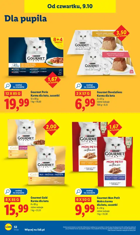 Lidl - gazetka promocyjna Oferta od czwartku od czwartku 09.10 do soboty 11.10 - strona 60