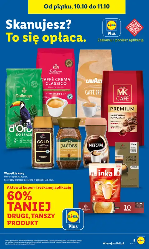 Lidl - gazetka promocyjna Oferta od czwartku od czwartku 09.10 do soboty 11.10 - strona 5