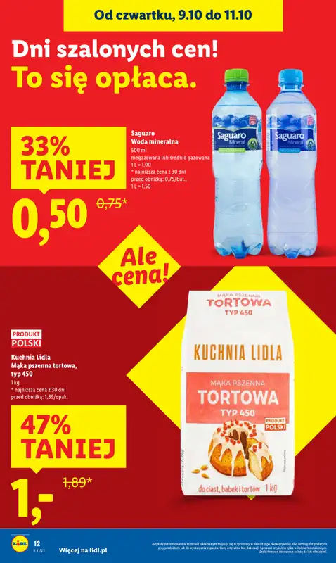 Lidl - gazetka promocyjna Oferta od czwartku od czwartku 09.10 do soboty 11.10 - strona 12