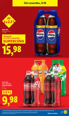 Lidl - gazetka promocyjna Oferta od czwartku od czwartku 09.10 do soboty 11.10 - strona 15 Lidl - gazetka promocyjna Oferta od czwartku od czwartku 09.10 do soboty 11.10 - strona 15