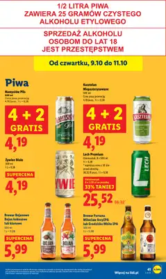 Lidl - gazetka promocyjna Oferta od czwartku od czwartku 09.10 do soboty 11.10 - strona 49 Lidl - gazetka promocyjna Oferta od czwartku od czwartku 09.10 do soboty 11.10 - strona 49