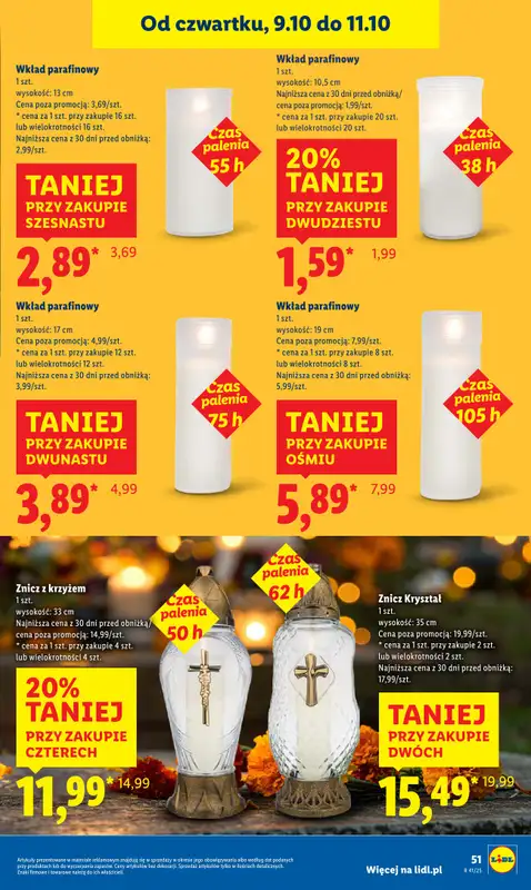 Lidl - gazetka promocyjna Oferta od czwartku od czwartku 09.10 do soboty 11.10 - strona 59