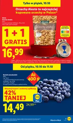 Lidl - gazetka promocyjna Oferta od czwartku od czwartku 09.10 do soboty 11.10 - strona 3 Lidl - gazetka promocyjna Oferta od czwartku od czwartku 09.10 do soboty 11.10 - strona 3