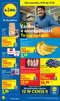 Lidl - gazetka promocyjna Oferta od czwartku od czwartku 09.10 do soboty 11.10 Lidl - gazetka promocyjna Oferta od czwartku od czwartku 09.10 do soboty 11.10
