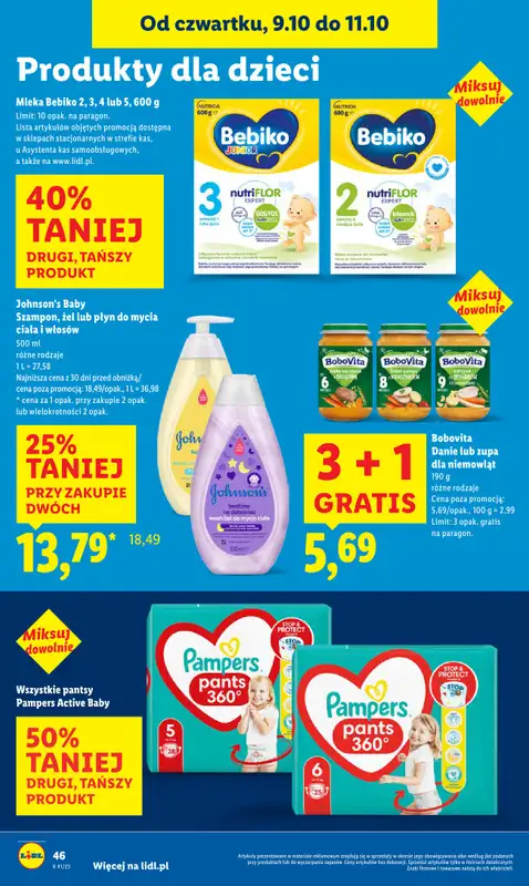 Lidl - gazetka promocyjna Oferta od czwartku od czwartku 09.10 do soboty 11.10 - strona 54
