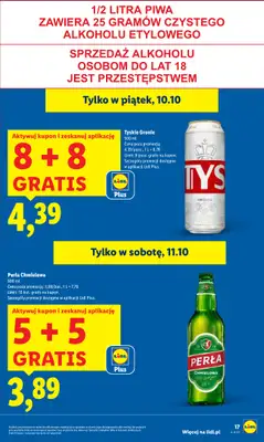 Lidl - gazetka promocyjna Oferta od czwartku od czwartku 09.10 do soboty 11.10 - strona 17 Lidl - gazetka promocyjna Oferta od czwartku od czwartku 09.10 do soboty 11.10 - strona 17