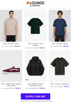 Lounge by Zalando - gazetka promocyjna Do -72% Vans od piątku 10.10 do wtorku 14.10 - strona 2 Lounge by Zalando - gazetka promocyjna Do -72% Vans od piątku 10.10 do wtorku 14.10 - strona 2