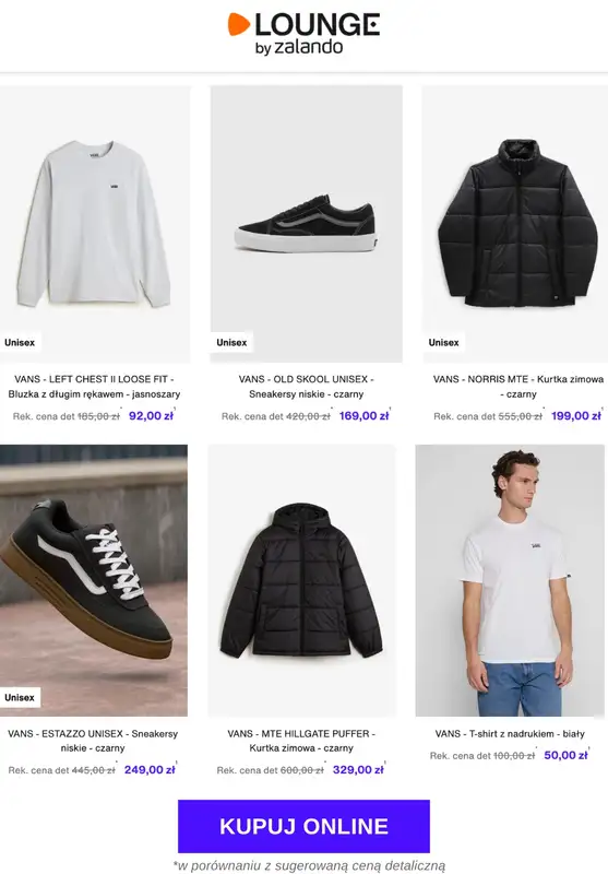 Lounge by Zalando - gazetka promocyjna Do -72% Vans od piątku 10.10 do wtorku 14.10 - strona 4