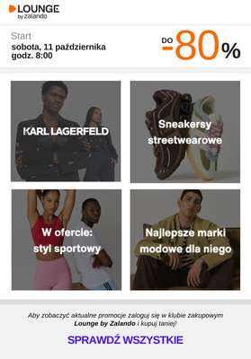 Lounge by Zalando - gazetka promocyjna Do -80% promocje na wybrane marki na WEEKEND! od soboty 11.10 do niedzieli 12.10