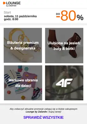Lounge by Zalando - gazetka promocyjna Do -80% promocje na wybrane marki na WEEKEND! od soboty 11.10 do niedzieli 12.10 - strona 4 Lounge by Zalando - gazetka promocyjna Do -80% promocje na wybrane marki na WEEKEND! od soboty 11.10 do niedzieli 12.10 - strona 4