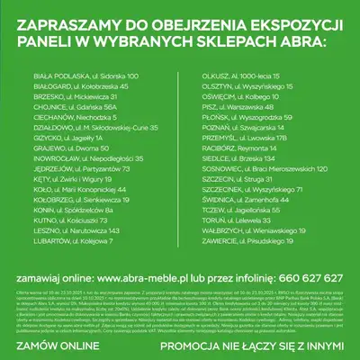 Abra Meble - gazetka promocyjna Gazetka od piątku 10.10 do czwartku 23.10 - strona 17 Abra Meble - gazetka promocyjna Gazetka od piątku 10.10 do czwartku 23.10 - strona 17