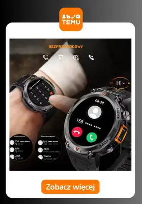 Temu - gazetka promocyjna Smartwatche w supercenach od piątku 10.10  - strona 13 Temu - gazetka promocyjna Smartwatche w supercenach od piątku 10.10  - strona 13