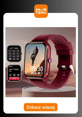 Temu - gazetka promocyjna Smartwatche w supercenach od piątku 10.10  - strona 5 Temu - gazetka promocyjna Smartwatche w supercenach od piątku 10.10  - strona 5