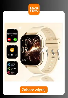 Temu - gazetka promocyjna Smartwatche w supercenach od piątku 10.10  - strona 8 Temu - gazetka promocyjna Smartwatche w supercenach od piątku 10.10  - strona 8