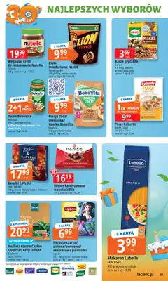 Leclerc - gazetka promocyjna Oferta E.Leclerc I 30 lat najlepszych wyborów od wtorku 14.10 do soboty 25.10 - strona 29 Leclerc - gazetka promocyjna Oferta E.Leclerc I 30 lat najlepszych wyborów od wtorku 14.10 do soboty 25.10 - strona 29