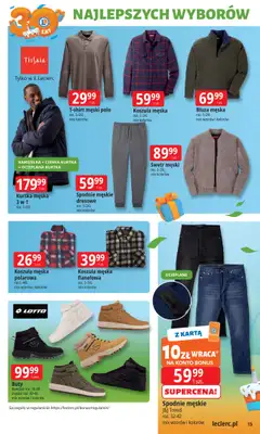 Leclerc - gazetka promocyjna Oferta E.Leclerc I 30 lat najlepszych wyborów od wtorku 14.10 do soboty 25.10 - strona 15 Leclerc - gazetka promocyjna Oferta E.Leclerc I 30 lat najlepszych wyborów od wtorku 14.10 do soboty 25.10 - strona 15