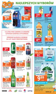 Leclerc - gazetka promocyjna Oferta E.Leclerc I 30 lat najlepszych wyborów od wtorku 14.10 do soboty 25.10 - strona 31 Leclerc - gazetka promocyjna Oferta E.Leclerc I 30 lat najlepszych wyborów od wtorku 14.10 do soboty 25.10 - strona 31