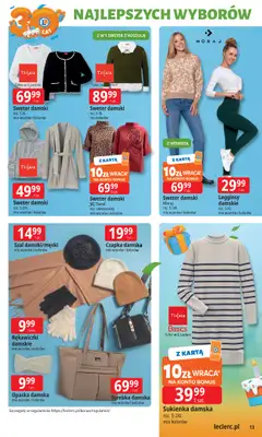 Leclerc - gazetka promocyjna Oferta E.Leclerc I 30 lat najlepszych wyborów od wtorku 14.10 do soboty 25.10 - strona 13 Leclerc - gazetka promocyjna Oferta E.Leclerc I 30 lat najlepszych wyborów od wtorku 14.10 do soboty 25.10 - strona 13