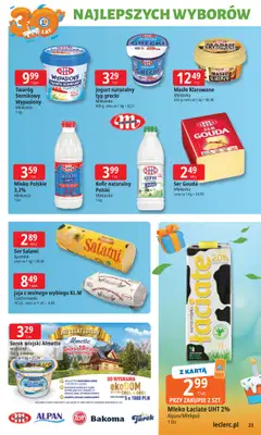 Leclerc - gazetka promocyjna Oferta E.Leclerc I 30 lat najlepszych wyborów od wtorku 14.10 do soboty 25.10 - strona 23 Leclerc - gazetka promocyjna Oferta E.Leclerc I 30 lat najlepszych wyborów od wtorku 14.10 do soboty 25.10 - strona 23
