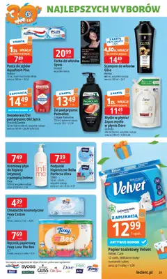 Leclerc - gazetka promocyjna Oferta E.Leclerc I 30 lat najlepszych wyborów od wtorku 14.10 do soboty 25.10 - strona 21 Leclerc - gazetka promocyjna Oferta E.Leclerc I 30 lat najlepszych wyborów od wtorku 14.10 do soboty 25.10 - strona 21