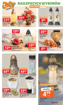 Leclerc - gazetka promocyjna Oferta E.Leclerc I 30 lat najlepszych wyborów od wtorku 14.10 do soboty 25.10 - strona 3 Leclerc - gazetka promocyjna Oferta E.Leclerc I 30 lat najlepszych wyborów od wtorku 14.10 do soboty 25.10 - strona 3