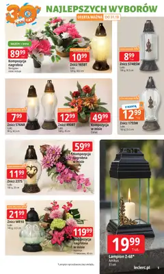 Leclerc - gazetka promocyjna Oferta E.Leclerc I 30 lat najlepszych wyborów od wtorku 14.10 do soboty 25.10 - strona 5 Leclerc - gazetka promocyjna Oferta E.Leclerc I 30 lat najlepszych wyborów od wtorku 14.10 do soboty 25.10 - strona 5