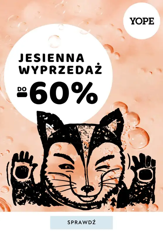 Yope - gazetka promocyjna Do -60% jesienna wyprzedaż od piątku 10.10 