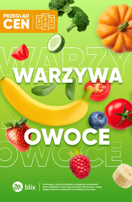 Biedronka - gazetka promocyjna Owoce i warzywa - przegląd cen  