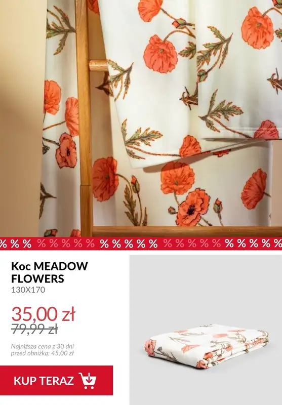 Homla - gazetka promocyjna Do -50% na koce od piątku 10.10  - strona 6