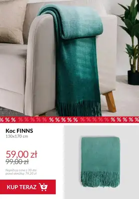 Homla - gazetka promocyjna Do -50% na koce od piątku 10.10  - strona 8 Homla - gazetka promocyjna Do -50% na koce od piątku 10.10  - strona 8