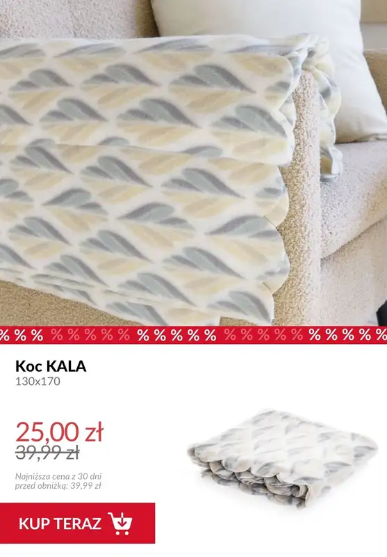 Homla - gazetka promocyjna Do -50% na koce   - strona 3