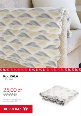 Homla - gazetka promocyjna Do -50% na koce od piątku 10.10  - strona 3 Homla - gazetka promocyjna Do -50% na koce od piątku 10.10  - strona 3