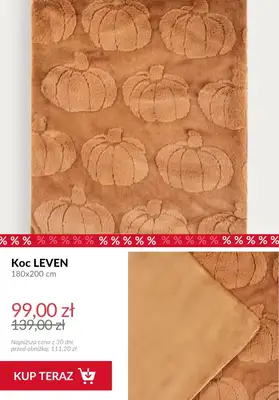 Homla - gazetka promocyjna Do -50% na koce od piątku 10.10  - strona 10 Homla - gazetka promocyjna Do -50% na koce od piątku 10.10  - strona 10