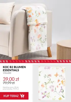 Homla - gazetka promocyjna Do -50% na koce od piątku 10.10  - strona 5 Homla - gazetka promocyjna Do -50% na koce od piątku 10.10  - strona 5