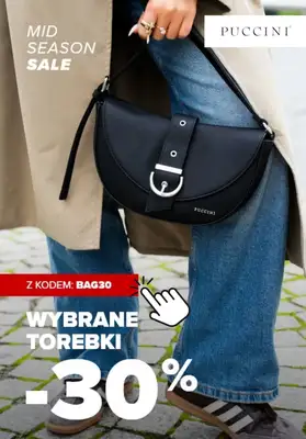 Puccini - gazetka promocyjna Dodatkowe -30% na wybrane torebki od piątku 10.10 do poniedziałku 20.10