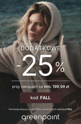 Greenpoint - gazetka promocyjna -25% na wszystko! od piątku 10.10 