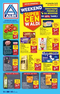Aldi - gazetka promocyjna Weekend super cen w Aldi! od czwartku 16.10 do soboty 18.10