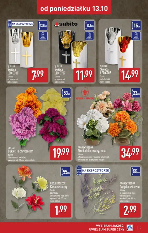 Aldi - gazetka promocyjna Światełko pamięci   - strona 3