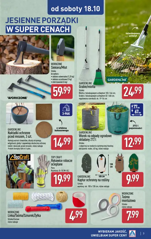 Aldi - gazetka promocyjna Super okazje od soboty w Aldi!   - strona 3