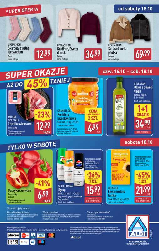 Aldi - gazetka promocyjna Super okazje od soboty w Aldi! od soboty 18.10 do soboty 18.10 - strona 8