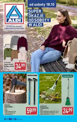 Aldi - gazetka promocyjna Super okazje od soboty w Aldi! od soboty 18.10 do piątku 24.10